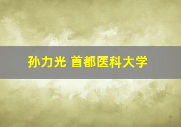 孙力光 首都医科大学